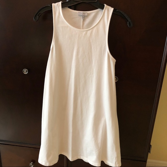 🌈White tank top dress by tobi - Picture 1 of 4